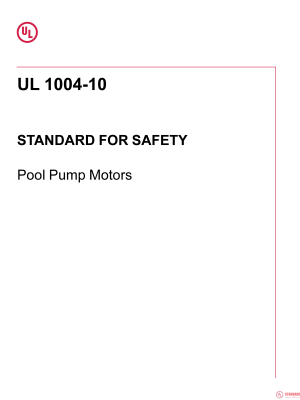 UL 1004-10 PDF UL 1004-10 PDF